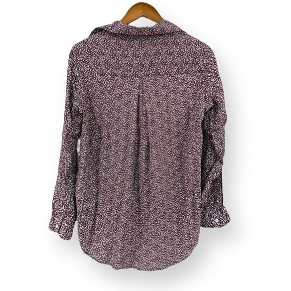 Grayson Frank & Eileen The Hero Abstract Print Shirt Women’s 2 (S) Quiet Luxury - Picture 6 of 8